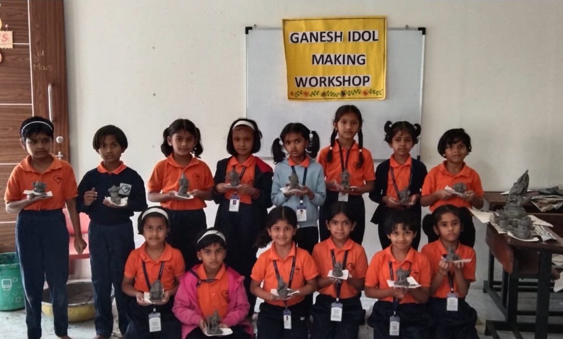 Ganesh Idol Making Activiy [Primary Section]