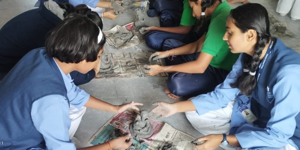 Ganesh Idol Making Activity [secondary section]